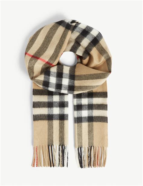 mens burberry scarf sale|burberry giant check cashmere scarf.